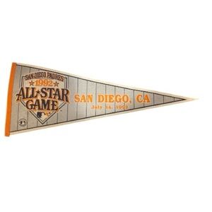 1992 San Diego Padres All Stars Game Pennant